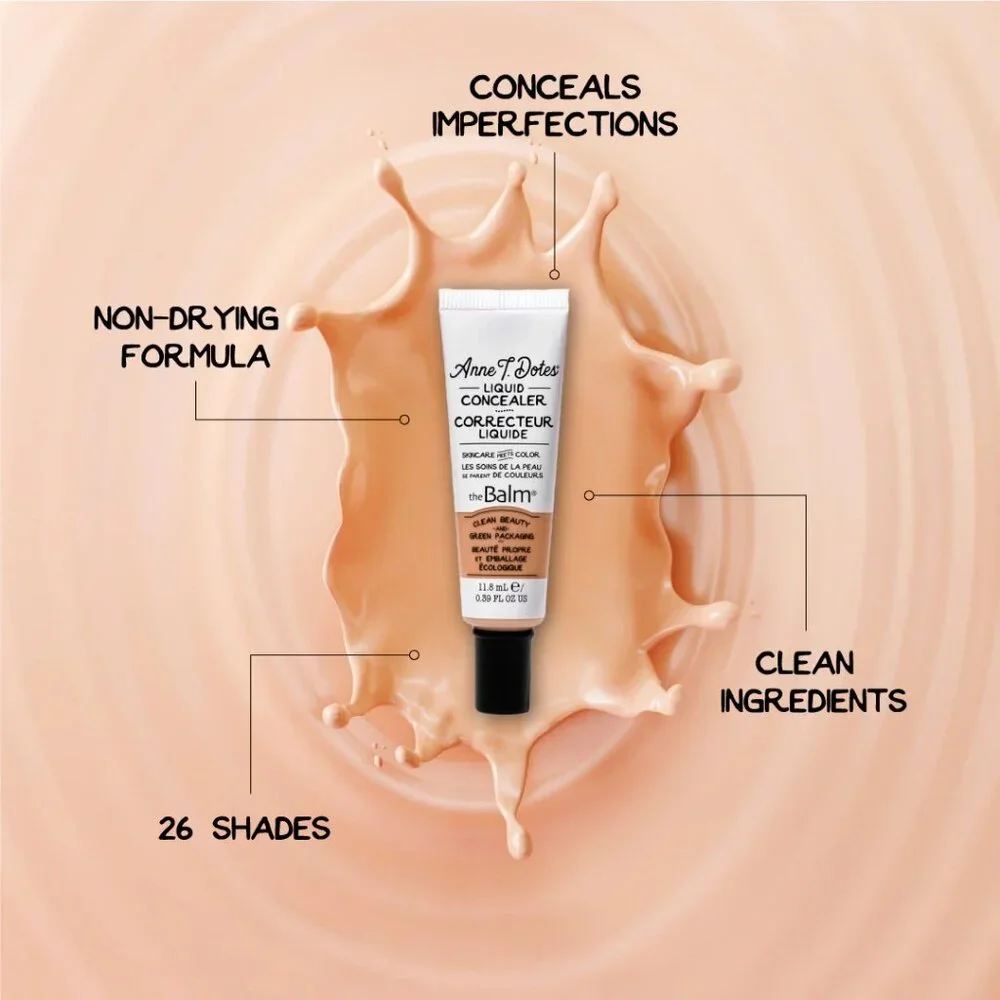 THEBALM COSMETICS Anne T. Dotes® Liquid Mini Concealer (#26) BRAND NEW & SEALED!